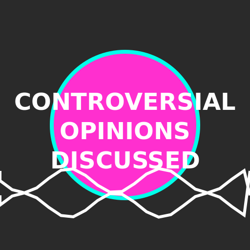 Controversial Opinions Discussed Synthwave Logo - AI Prompt #20893 - DrawGPT