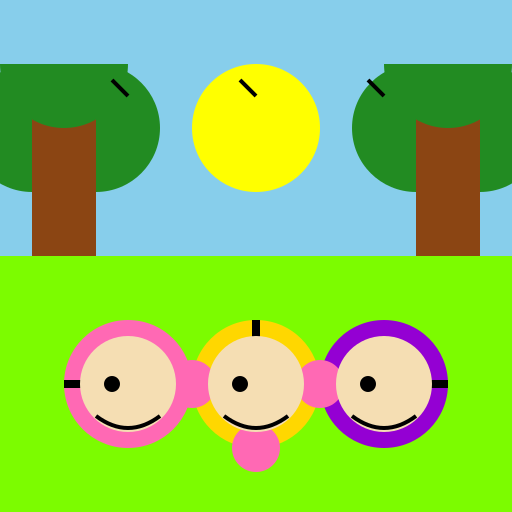 Three Women Holding Hands in a Circle Surrounded by Nature - AI Prompt #21038 - DrawGPT