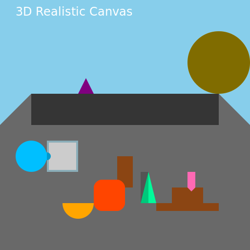 A 3D Realistic Canvas - AI Prompt #21148 - DrawGPT