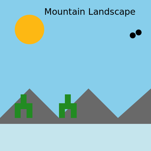 Beautiful Mountain Landscape - AI Prompt #21150 - DrawGPT