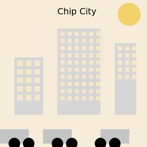 Chip as a city - AI Prompt #21159 - DrawGPT