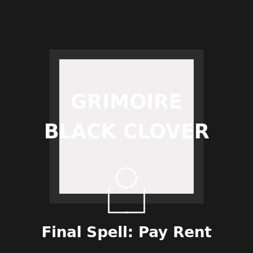 Grimoire Black Clover - Dark - AI Prompt #21257 - DrawGPT