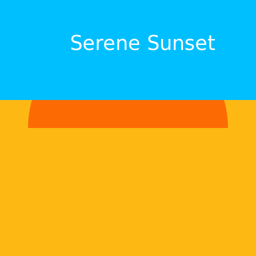 Serene Sunset - AI Prompt #21366 - DrawGPT