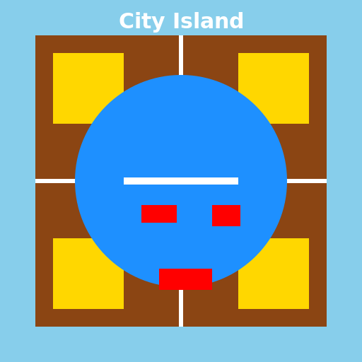 City Island Map - AI Prompt #21625 - DrawGPT