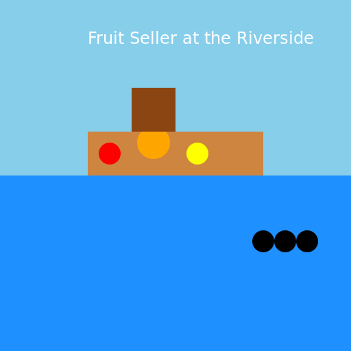 Fruit Seller at the Riverside - AI Prompt #21706 - DrawGPT