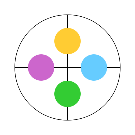 Mandala of Identity with 4 Symmetric Sections - AI Prompt #21792 - DrawGPT
