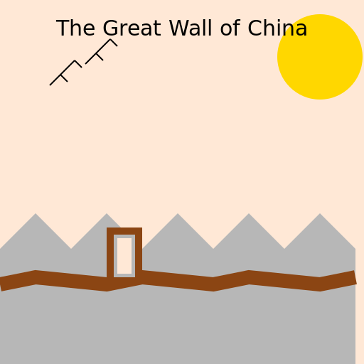 The Great Wall of China - DrawGPT