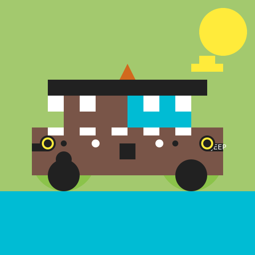 Jeep Tiki on an Island - AI Prompt #21953 - DrawGPT