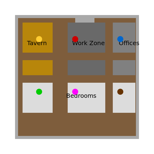 Dwarf Fortress Fort Layout With Tavern Work Zone Offices And