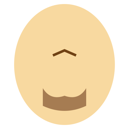 Oval Face with Beard and Unjoined Eyebrow - AI Prompt #22377 - DrawGPT