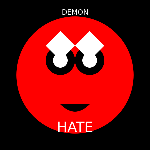 Pure Hate Inside a Demon Glowing Red - AI Prompt #22523 - DrawGPT