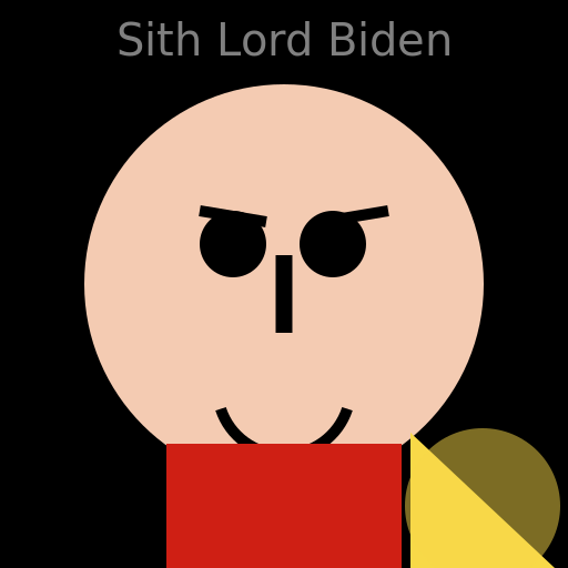 Joseph Biden as a Sith Lord - AI Prompt #22595 - DrawGPT