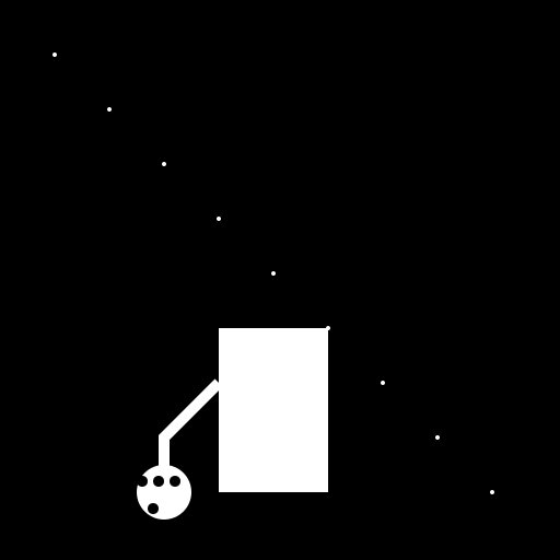 Man playing with hand in space - DrawGPT