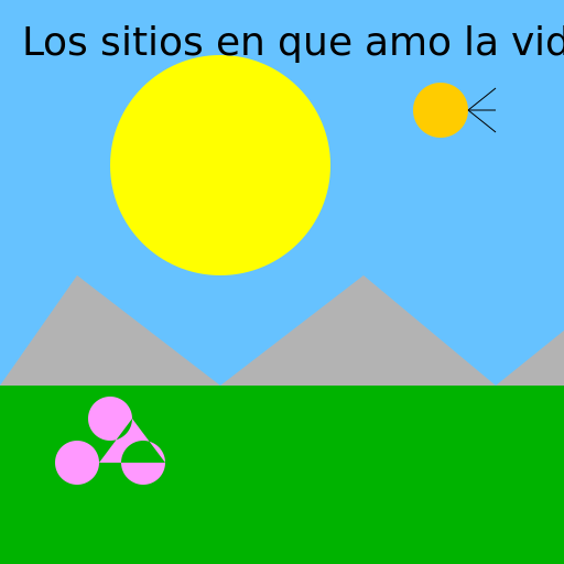 Los sitios en que amo la vida - DrawGPT