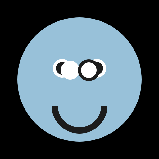 Blue Lumalee (Mario Galaxy) sad face black background - DrawGPT