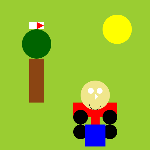 Trump Tree Car Sun - DrawGPT