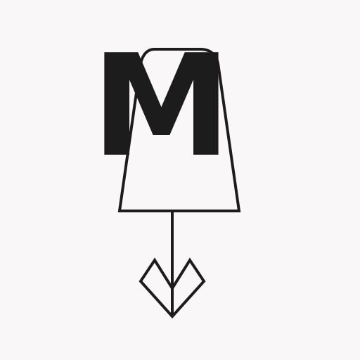 M Letter like a Tulip Flower - DrawGPT
