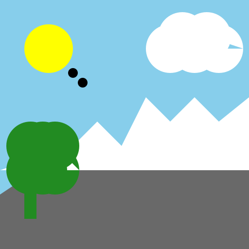 The Majestic Mountains - DrawGPT