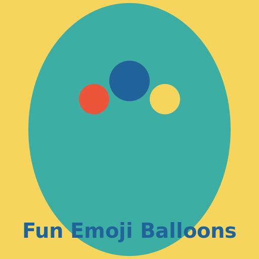 Fun Emoji Balloons Logo - DrawGPT