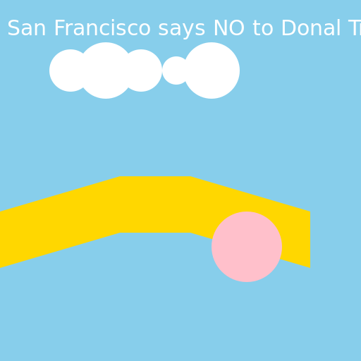 Paap San Francisco con Donal Trump - DrawGPT