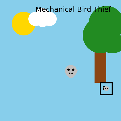 Mechanical Bird Thief - DrawGPT