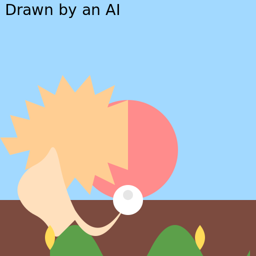 Amy Rose as a Merhog - DrawGPT