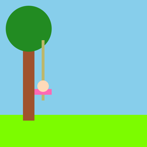 Girl on Swing - DrawGPT