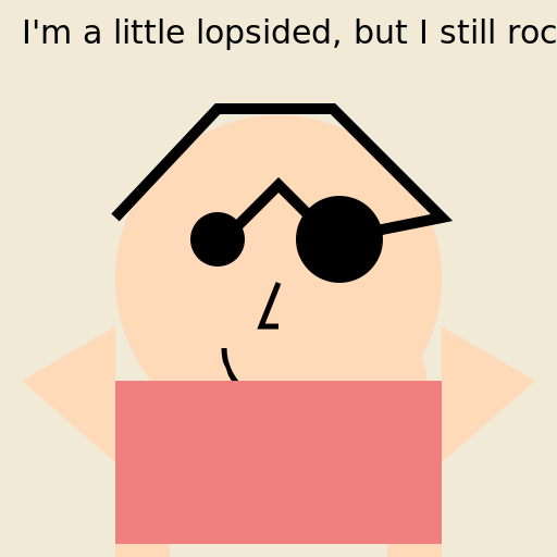 Asymmetrical Character Design - DrawGPT