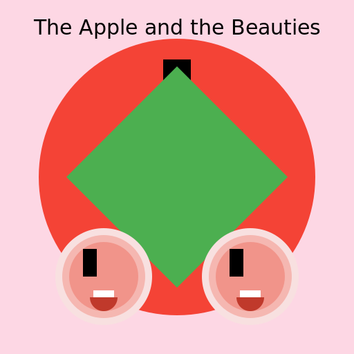 The Apple and the Beauties - DrawGPT