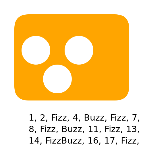 Foo Bar Fizz Buzz App Logo - DrawGPT