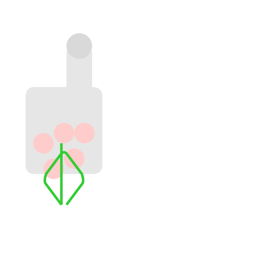 Drawing a glass bottle with a beautiful floral design on it - DrawGPT