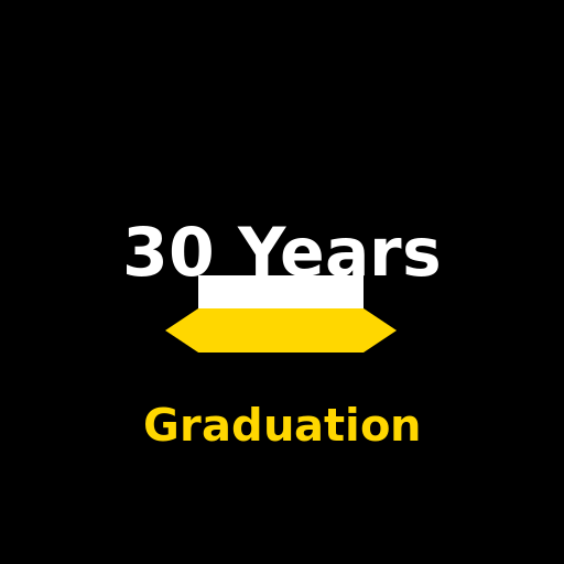 30 Years Graduation Logo Design - DrawGPT