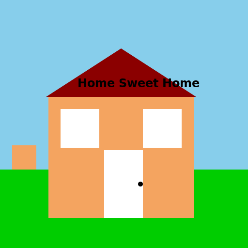 Two Storey House with 3 Bedrooms, Sitting Room, Dining Room, Kitchen, Mini Store - DrawGPT