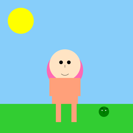 Girl with Cricket - DrawGPT