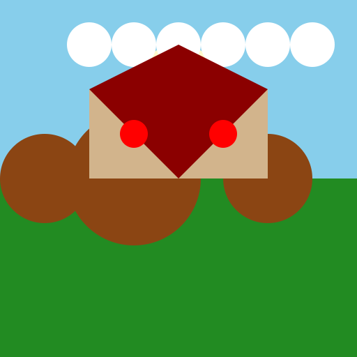 Russian soldiers in rural village - DrawGPT