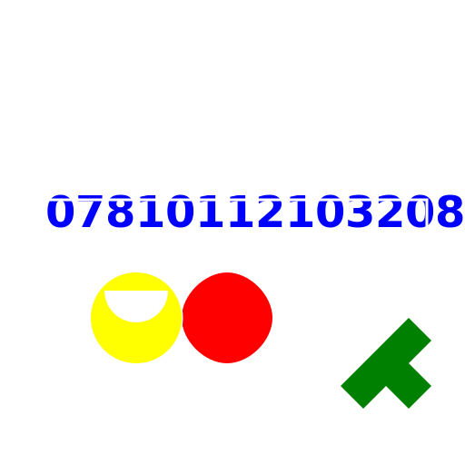 Hey There Text Art using Numbers - DrawGPT