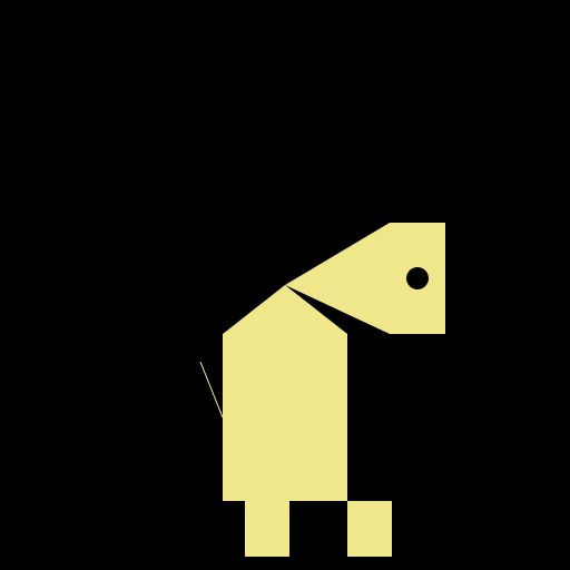 Modern Art of a Dauxen Dog - DrawGPT