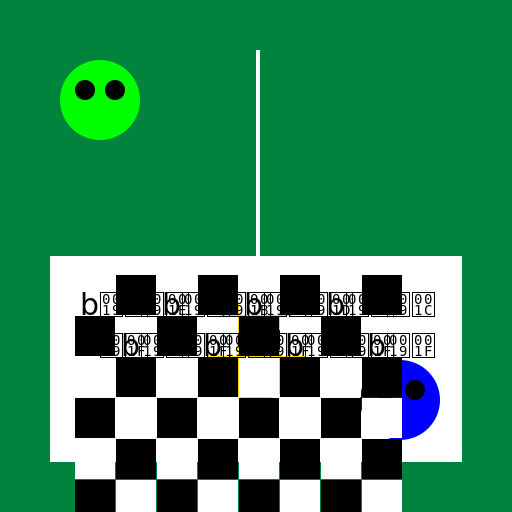 Trump playing chess with aliens on an NFL field in Dallas - DrawGPT