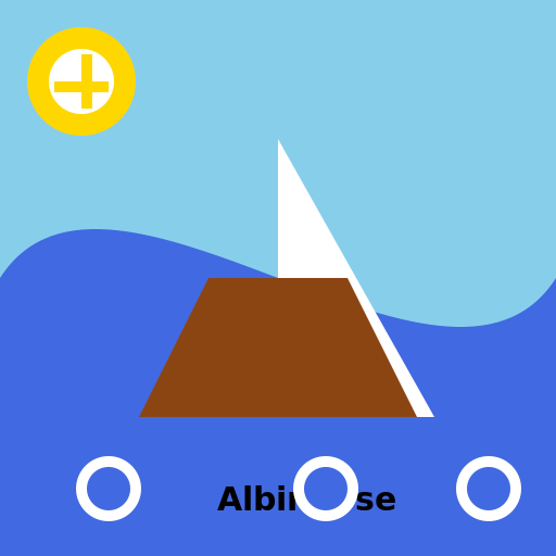 Albin Jose sailing a boat - DrawGPT