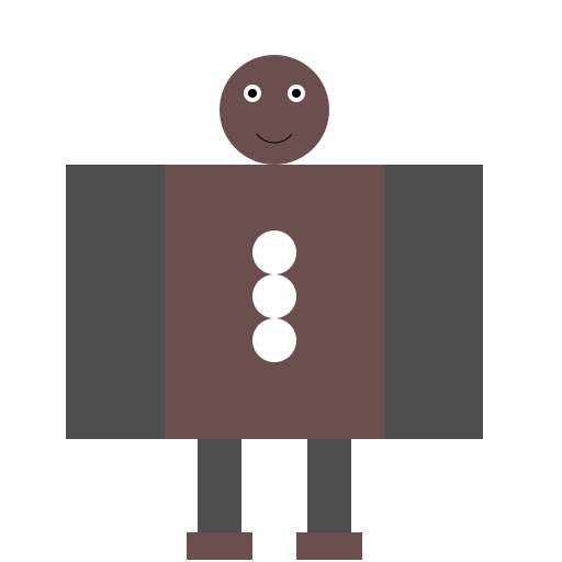 Black Muscular Man - DrawGPT