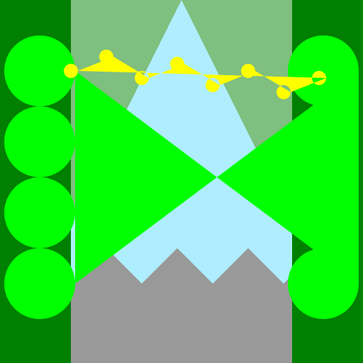 Waterfall in a Forest with Birds - DrawGPT