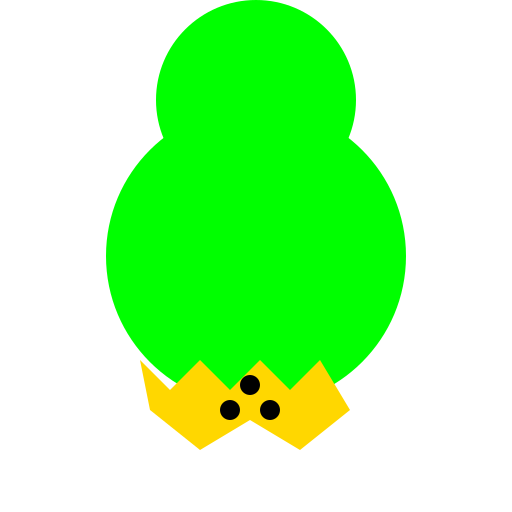 White Blob with Green Suit and Infinity Gauntlet - DrawGPT