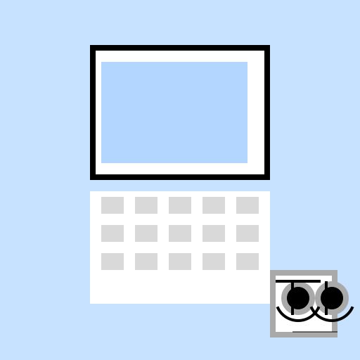 My Dog with Glasses at a Computer - DrawGPT