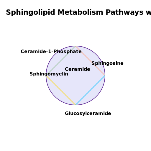 Sphingolipid Metabolism Pathways with Ceramide - DrawGPT
