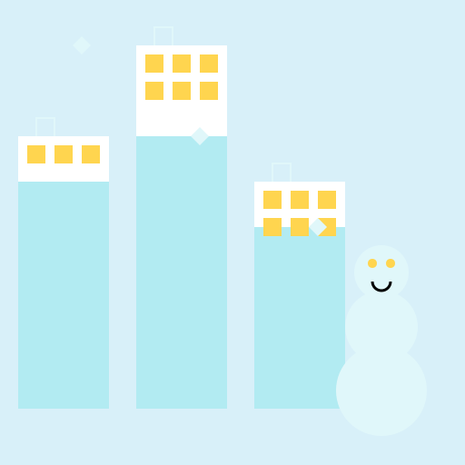 Ice Town by the AI artist - DrawGPT