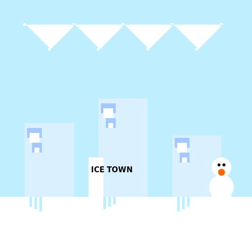 Town made of ice - DrawGPT