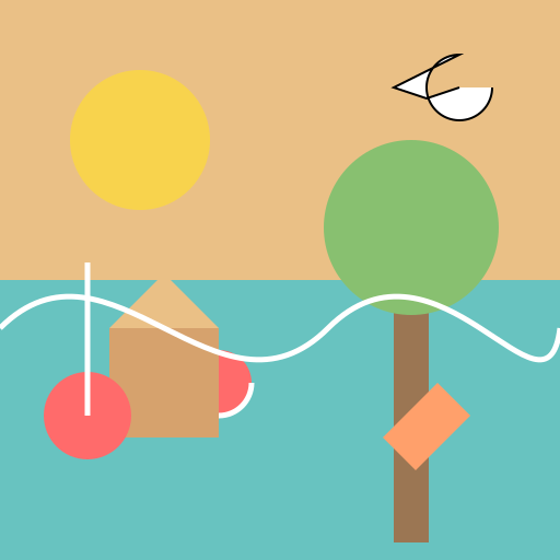 Golden Beach Fun - DrawGPT