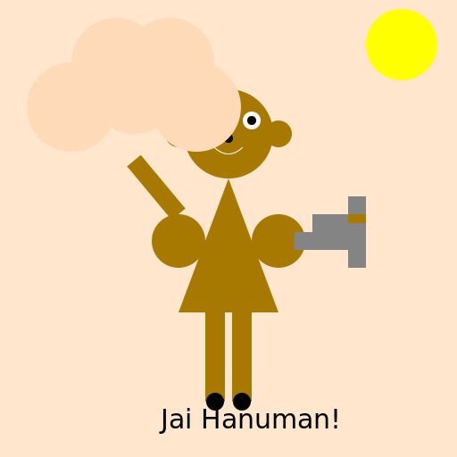 Lord Hanuman - the Monkey God - DrawGPT
