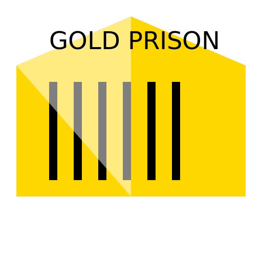 Cage made of gold prison - DrawGPT