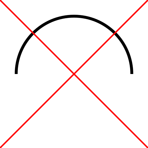 Half Circle and Lines Composition - DrawGPT